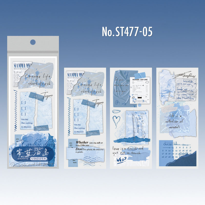 コラージュ 素材 シール 英字 おしゃれ 手帳 転写シール ジャンク