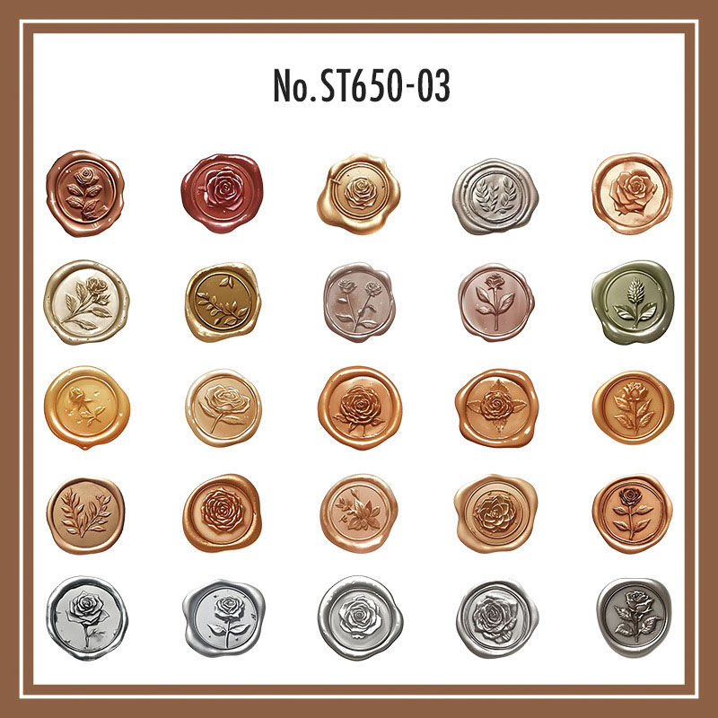 ST650 シーリングスタンプ 封蝋 シーリングワックス 手紙 招待状