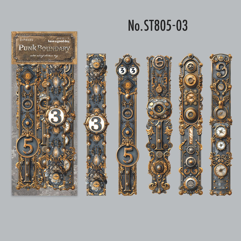 ST805 装飾 飾り 歯車 時計 金具 スチームパンク コラージュ素材