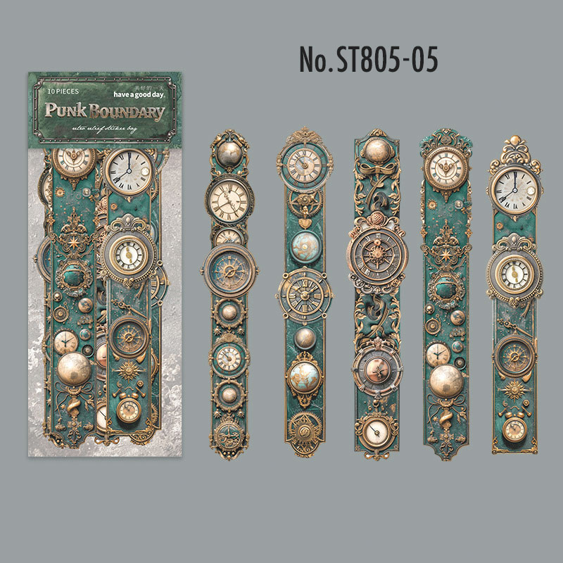ST805 装飾 飾り 歯車 時計 金具 スチームパンク コラージュ素材