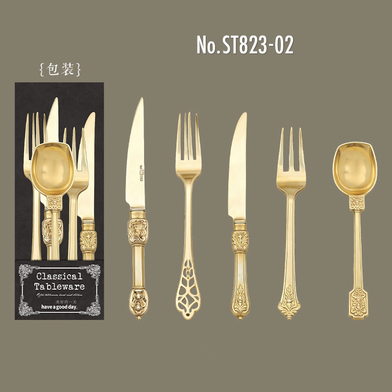 ST823 カトラリー フォーク スプーン ナイフ 銀食器 洋食器 テーブル