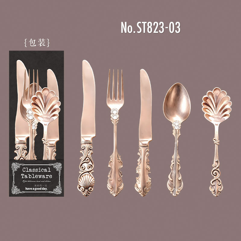 ST823 カトラリー フォーク スプーン ナイフ 銀食器 洋食器 テーブル