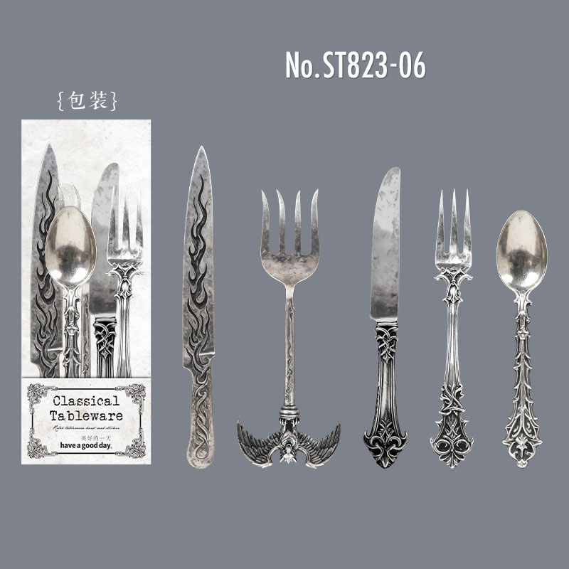 ST823 カトラリー フォーク スプーン ナイフ 銀食器 洋食器 テーブル