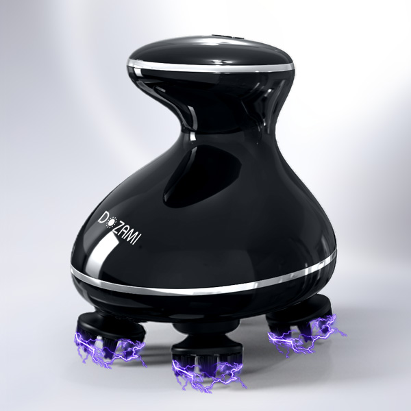 【父の日限定1000円クーポン】DOZAMIヘッドスパ 頭皮マッサージ器 ヘッドマッサージ器 頭皮エステ 電動頭皮ブラシ 赤色LED頭皮ケア 防水乾湿両用タイマー ギフト