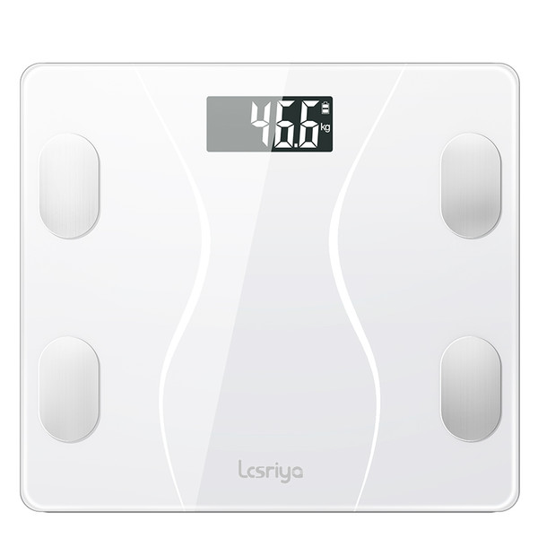 体重計 体組成計 20項目測定 bluetoothスマホ連動 体脂肪計 LCD 高精度 体脂肪率 基礎代謝量 BMI値 体内水分測定 健康管理  iOS/Android