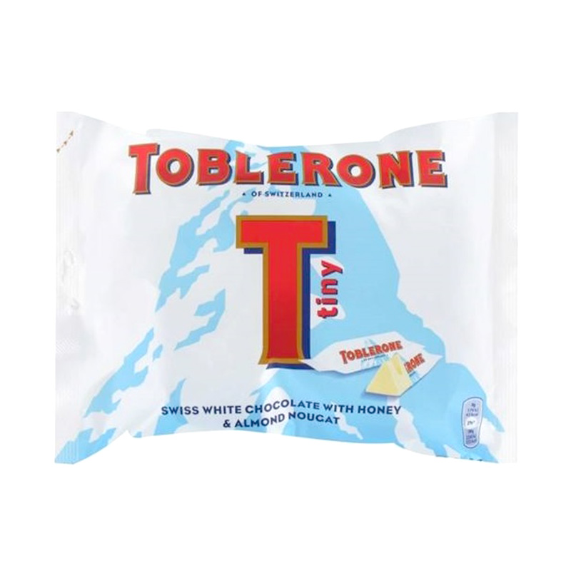 トブラローネ タイニー 8g×25個 個包装 ミルクバッグ ホワイトバッグ チョコレート TOBLERONE スイスみやげ スイス土産 輸入菓子 夏季クール｜ec-tokoplus｜03