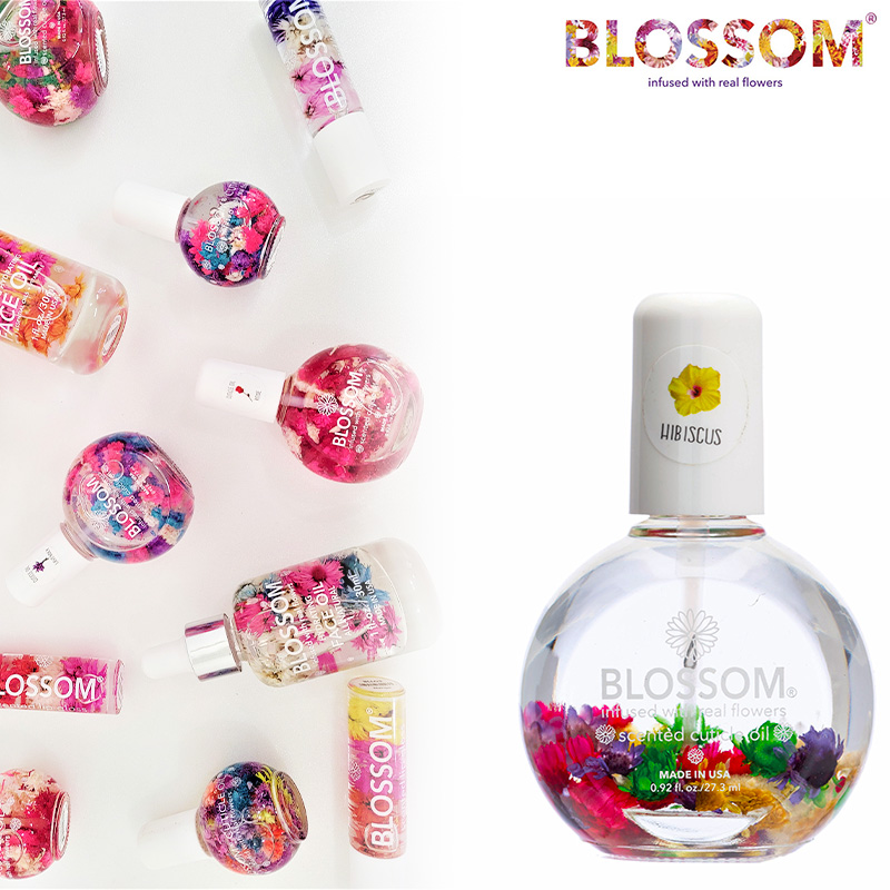 ハワイ お土産 BLOSSOM ブロッサム ネイルオイル ネイルトリートメント キューティクルオイル フラワー ハイビスカス 27.3ml  HIBISCUS 海外 輸入雑貨