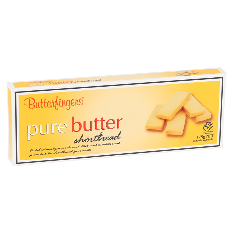 BUTTERFINGERS バターフィンガーズ ショートブレッド 12枚入り 175g クッキー ビスケット オーストラリアみやげ 輸入菓子