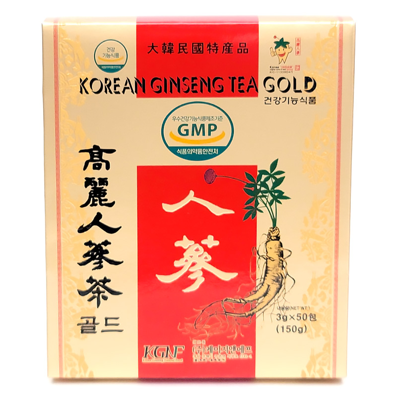 KGNF 高麗人参茶 50包 150g 粉末 顆粒 エキス 漢方 GOLD 韓国みやげ