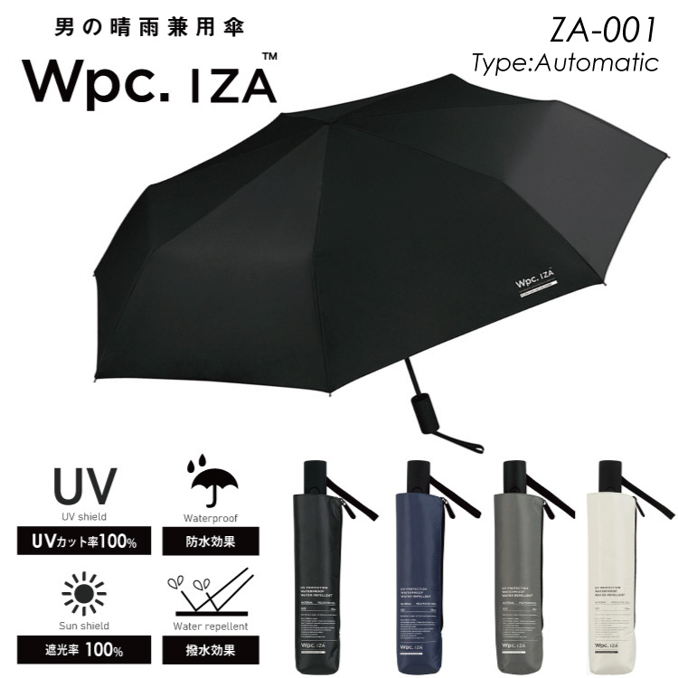Wpc. IZA UVカット100% 自動開閉折りたたみ傘 Wpc.IZA ダブリュ