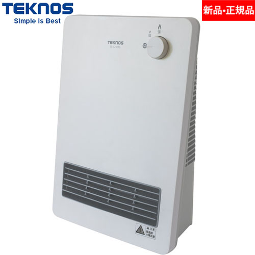 TEKNOS テクノス セラミックファンヒーター 1200W/600W TS-1251(W