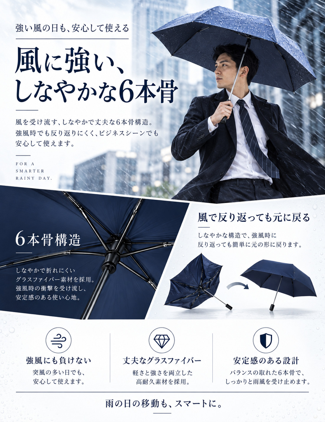 tobest（トゥーベスト） 日傘 メンズ 軽量 完全遮光 自動開閉