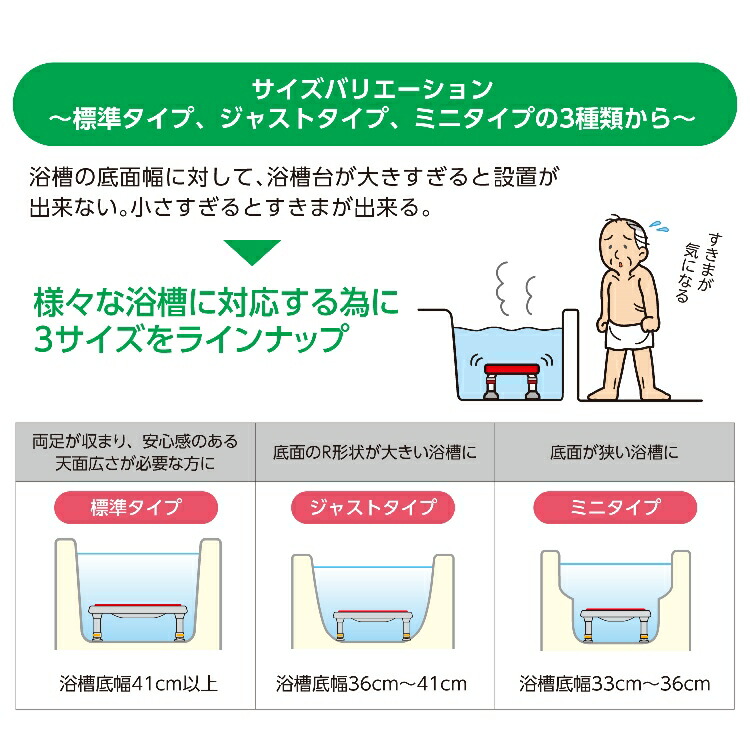 アロン化成 安寿 軽量浴槽台 あしぴた すべり止めシートタイプ