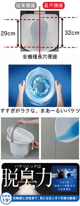 パナソニックエイジフリー 家具調トイレ座楽はねあげ 脱臭あたたか PN