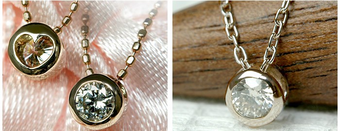 ネックレス レディース ダイヤモンド 0.15ct K18 18金 ダイヤ 