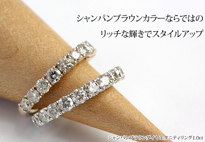 エタニティリング ダイヤ ダイヤモンド 1.0ct レディース 指輪 リング