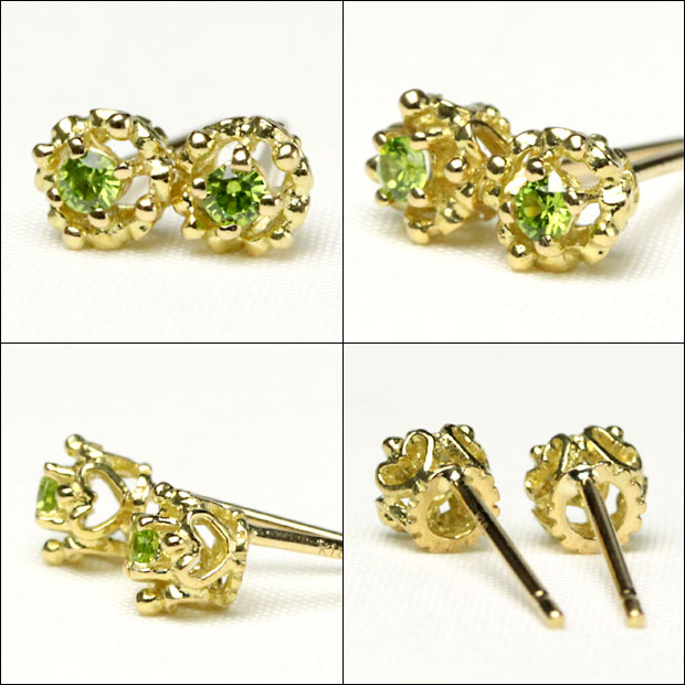 ピアス レディース ガーネット 18金 18k K18 ゴールド デマントイドガーネット クラウンデザイン : pe119-demantoid :  ジュエリーエクセレンテ - 通販 - Yahoo!ショッピング