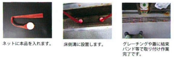 床側溝への取り付け