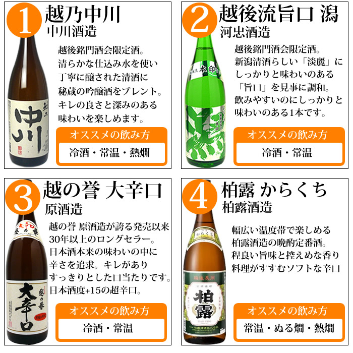 朝日山 日本酒 飲み比べ 15本の中から5本選べる新潟 福袋 1800ml 5本