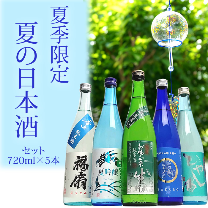 日本酒 父の日 プレゼント 夏季限定 新潟5蔵 飲み比べ セット 720ml 5本｜echigo｜02