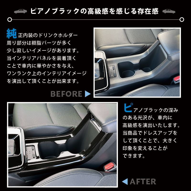 アウトレット特価】カローラクロス ドリンクホルダー周りパネル 1P