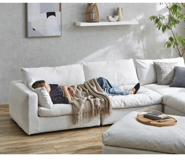 ソファ ソファー 1人掛け 一人掛け 布地 おしゃれ ファブリック 肘なし