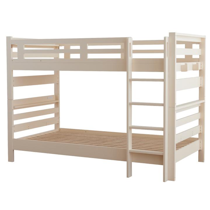 2段ベッド 二段ベッド 木製2段ベッド ナチュラル 木製 おしゃれ すのこベッド 天然木 シンプル かわいい 北欧｜eckagudepo｜03