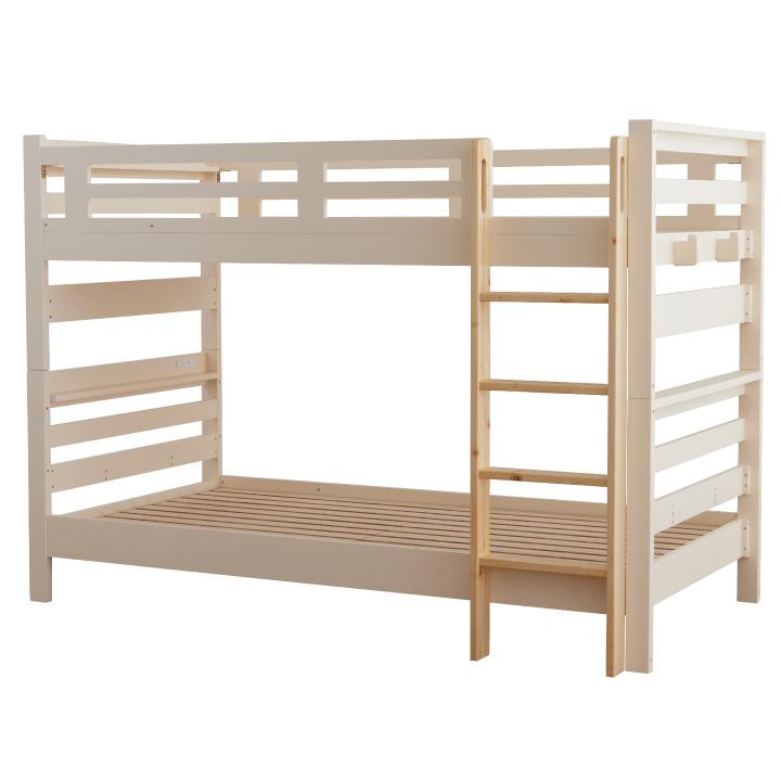 2段ベッド 二段ベッド 木製2段ベッド ナチュラル 木製 おしゃれ すのこベッド 天然木 シンプル かわいい 北欧｜eckagudepo｜05