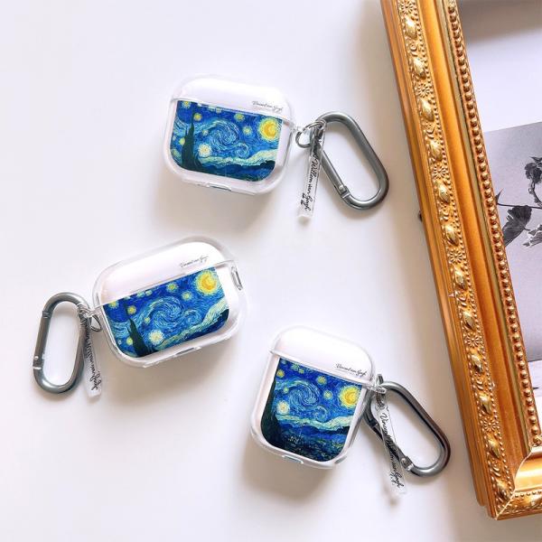 純正　AirPods 第3世代　本体 星月夜デザインケース 楽天市場】AirPods ケース / フィンセント ファン ゴッホ