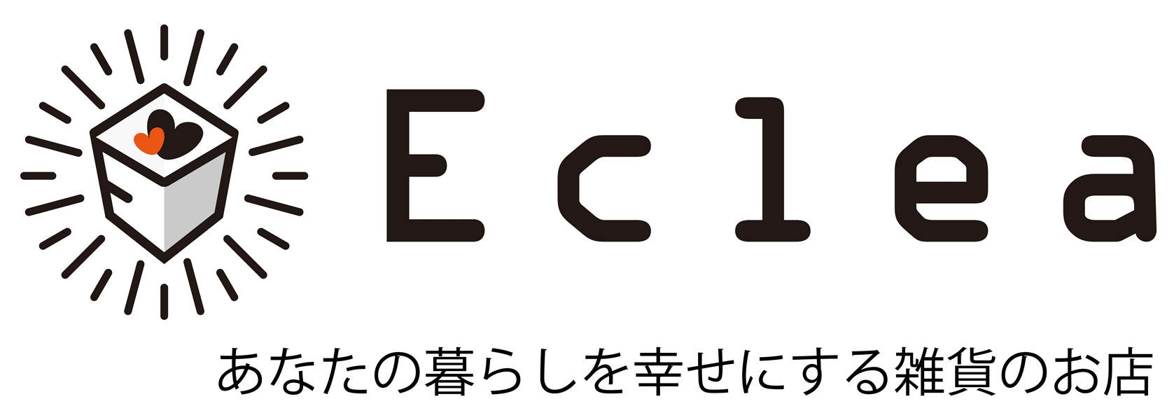 Eclea あなたの暮らしを幸せにする雑貨のお店 ロゴ