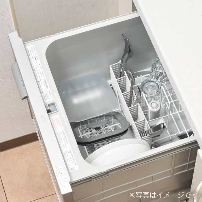 evercook エバークック ガラス製電子レンジ調理器具スクエア型Lサイズ