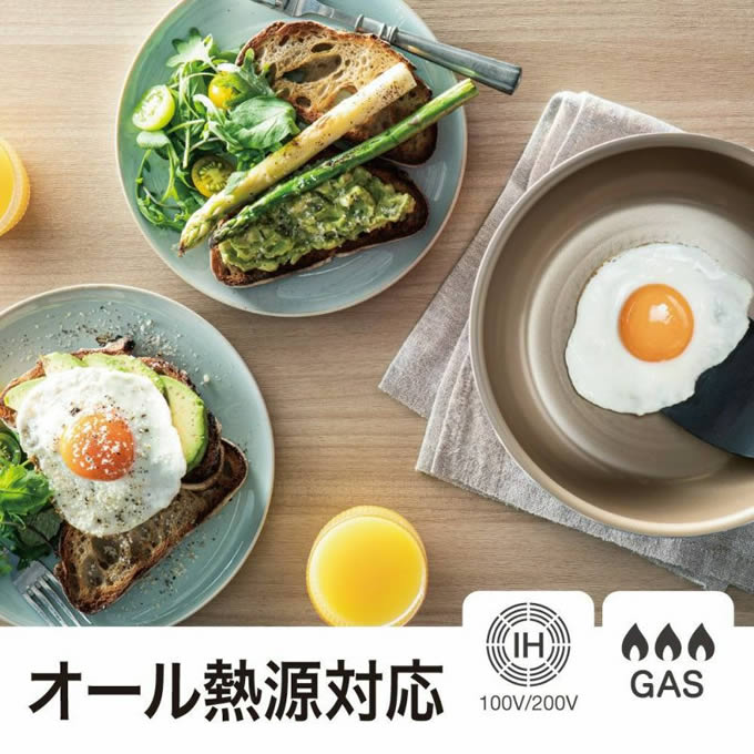 evercook エバークック フライパン28cm深型 IH対応 レッド 500日保証 EIDP28RD3 ドウシシャ 関連画像5