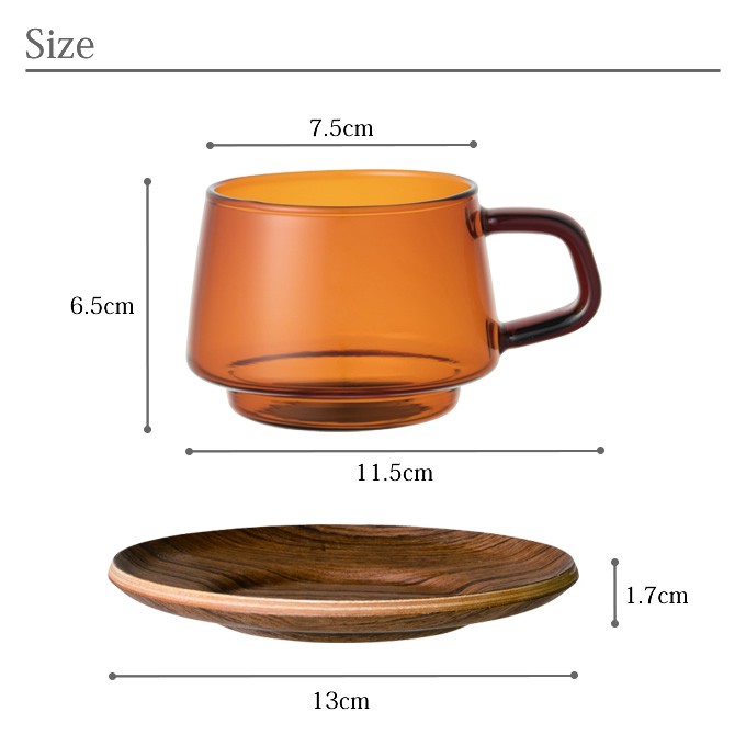 SEPIA（KINTO） KINTO キントー SEPIA カップ＆ソーサー 270ml