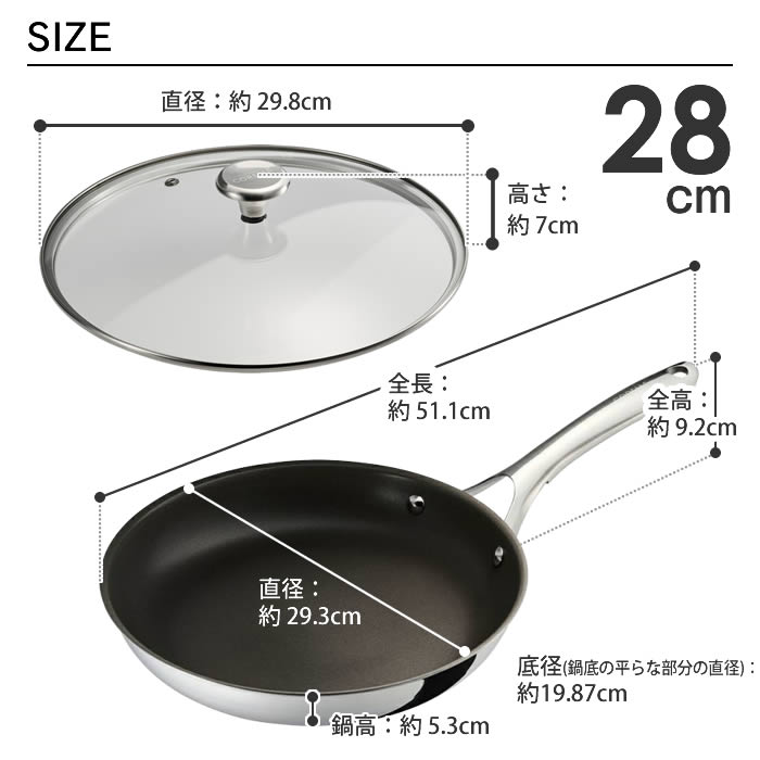 CORELLE（コレール） 3大特典 Corelle Fry pan IH フライパン 28cm