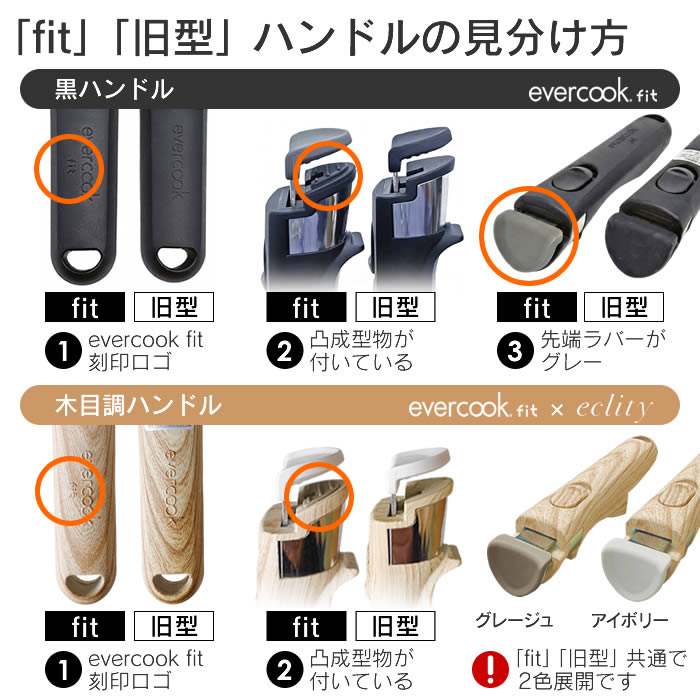 evercook エバークック フライパン 着脱式 ガス火専用 5点セット