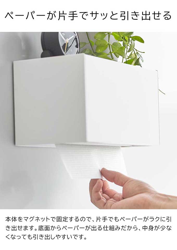 tower タワー マグネットトレー付きペーパータオルディスペンサー 2192