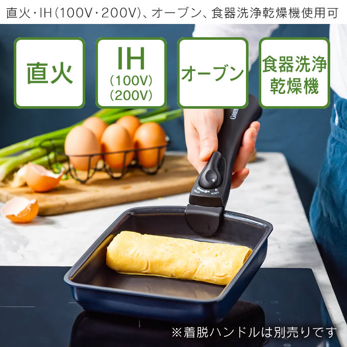 GREEN PAN（グリーンパン） クリックシェフ エッグパン CC008862-104