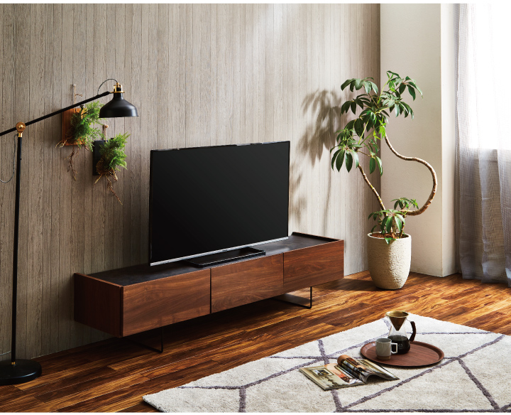 【中古】ローマ 180 テレビボード　セラミック調 中古】ローマ 180 テレビボードセラミック調