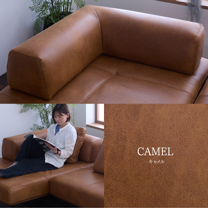 背もたれクッション アイランドソファ用 L型 クッション レザー