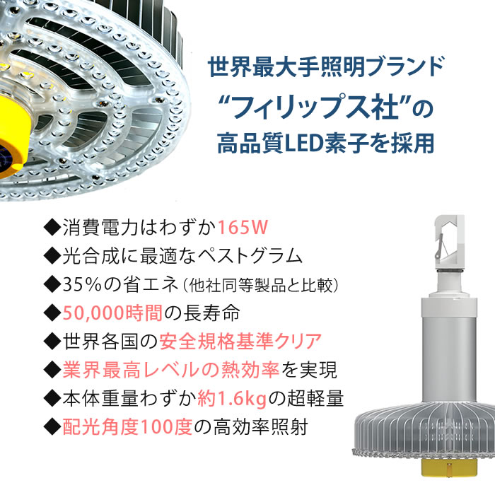 植物育成ledライト ミラクルパンチー 植物栽培用 高輝度 LED Ver3 直送