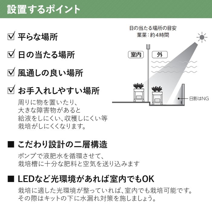 春物がお買い得 週末限定sale 水耕栽培キット ホームハイポニカ Plaabo プラーボ 国際ブランド