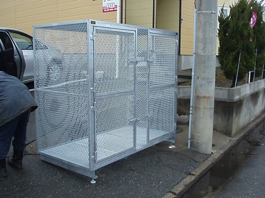 ゴミステーション 堀井鉄工 BX-Z01(網目仕様) 完成品 送料別途 個人