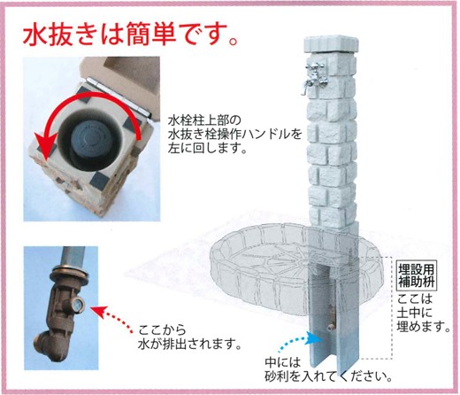 三光興業 ガーデニング用デザイン流し台セット不凍型仕様 白灰色タイプ