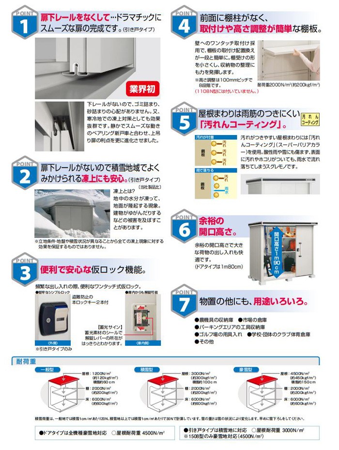 一般・豪雪共用型】ヨド物置 ヨドコウ 物置 エルモ 連続型 LLD-1108