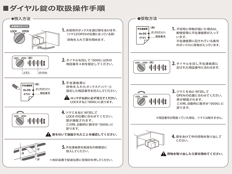 田島メタルワーク 集合住宅用 宅配ボックスGXC-6F 捺印装置なし