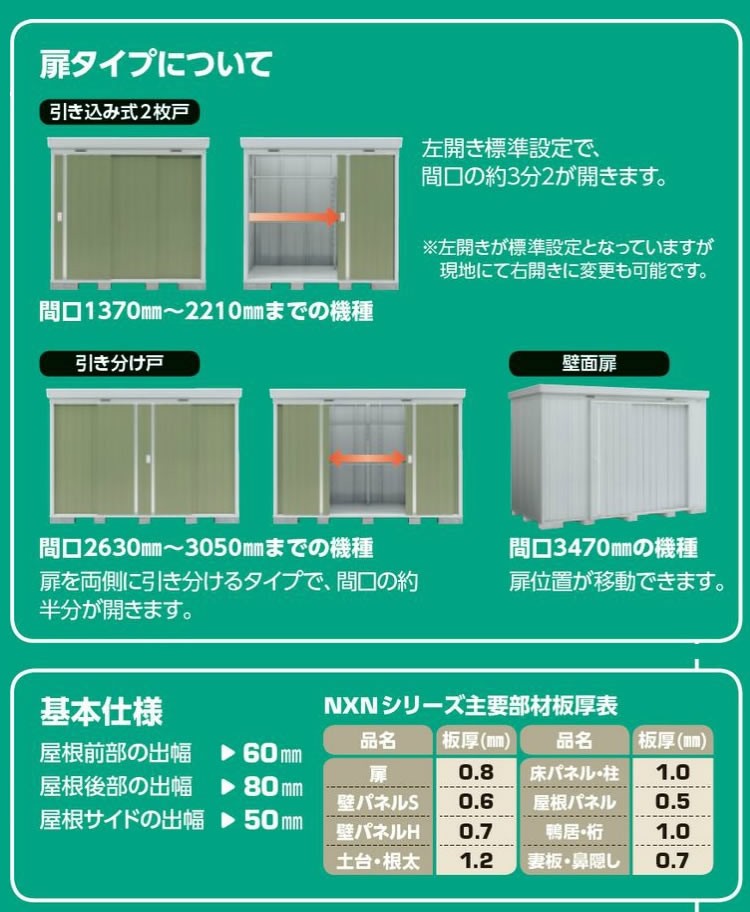 全国発送 イナバ物置 ネクスタ 屋外収納 大型 スチール Nxn 30s 一般型 Nxn 30s 環境生活 Yahoo 店 通販 Yahoo ショッピング