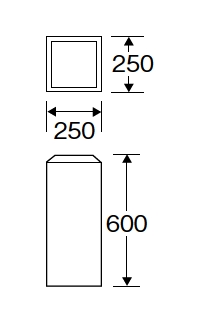 山崎産業 ステンレス製ダストボックス (STヘアーライン) NKF-250 送料