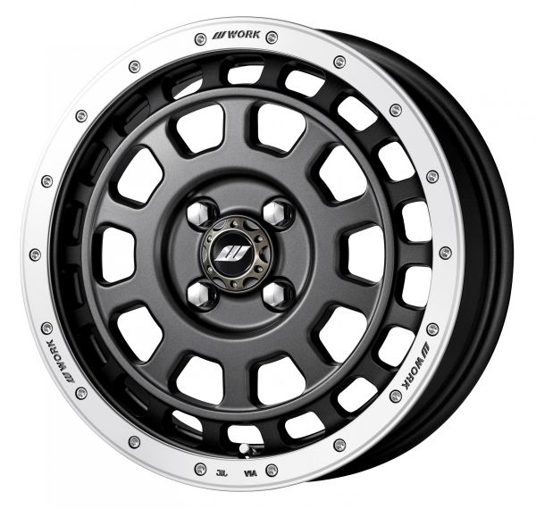 WORK クラッグ T-GRABIC2 MC+ 15インチ×5J +45 4-100 ワーク ホイール
