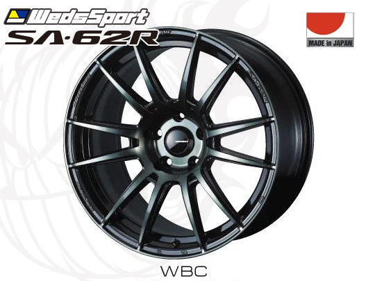 WedsSport SA-62R WBC M 18インチ×8.5J +35 5H-114.3 φ73 ウェッズ