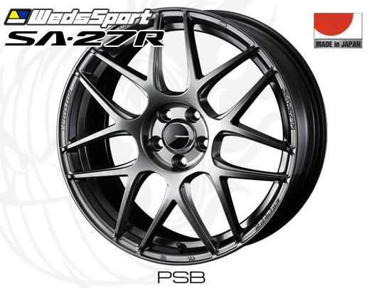 WedsSport SA-27R EJ-BRO 17インチ×6.5J +42 4H-100 φ65 ウェッズ